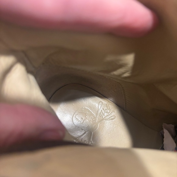 Mr. Wolf Women's Distressed Suede Fringe Ankle Boots Brown Size 37/6.5 Western - Picture 6 of 12